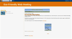 Desktop Screenshot of eco-friendly-webhosting.blogspot.com