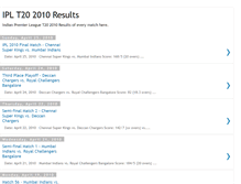 Tablet Screenshot of ipl2010results.blogspot.com