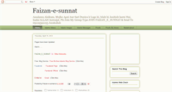 Desktop Screenshot of faizanesunnat.blogspot.com