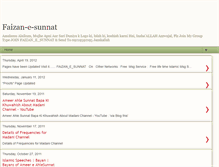 Tablet Screenshot of faizanesunnat.blogspot.com