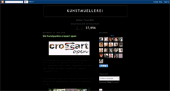 Desktop Screenshot of kunstmuellerei.blogspot.com