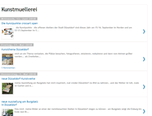Tablet Screenshot of kunstmuellerei.blogspot.com
