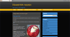 Desktop Screenshot of hamstermundi.blogspot.com