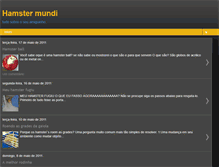 Tablet Screenshot of hamstermundi.blogspot.com