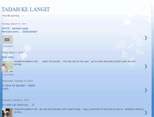 Tablet Screenshot of langitbiruitu.blogspot.com