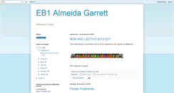 Desktop Screenshot of bibliotecaalmeidagarrett.blogspot.com