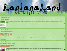 Tablet Screenshot of lantanaland.blogspot.com