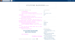 Desktop Screenshot of culturerangers2.blogspot.com