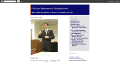 Desktop Screenshot of oakdems.blogspot.com