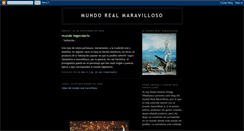 Desktop Screenshot of mundorealmaravilloso.blogspot.com