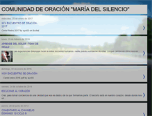 Tablet Screenshot of mariadelsilencio.blogspot.com