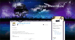 Desktop Screenshot of orangeresearchlabs.blogspot.com