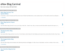 Tablet Screenshot of ehowblogcarnival.blogspot.com