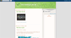 Desktop Screenshot of kiwiknittingintheuk.blogspot.com