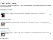 Tablet Screenshot of lascronicasinevitables.blogspot.com