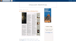 Desktop Screenshot of italianfestival.blogspot.com