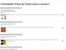 Tablet Screenshot of comunidade-virtual-de-cr.blogspot.com