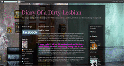 Desktop Screenshot of diaryofadirtylesbian.blogspot.com