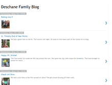 Tablet Screenshot of deschanefam.blogspot.com
