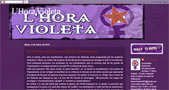 Desktop Screenshot of lhoravioleta.blogspot.com