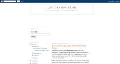 Desktop Screenshot of leg-cramps.blogspot.com