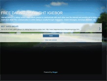 Tablet Screenshot of datingfreewomenonline.blogspot.com