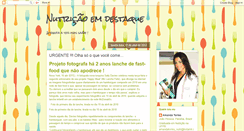 Desktop Screenshot of nutridestaque.blogspot.com