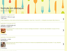 Tablet Screenshot of nutridestaque.blogspot.com