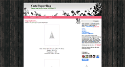 Desktop Screenshot of cutepaperbag.blogspot.com