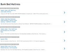 Tablet Screenshot of bunkbedmattress1.blogspot.com