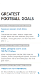 Mobile Screenshot of greatest-goals.blogspot.com