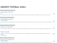 Tablet Screenshot of greatest-goals.blogspot.com