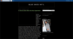 Desktop Screenshot of blueskiesintl.blogspot.com