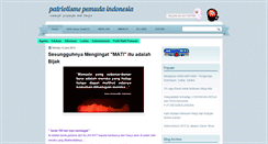 Desktop Screenshot of patriotisme-pemuda-indonesia.blogspot.com