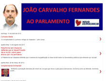 Tablet Screenshot of joaocarvalhofernandesaoparlamento.blogspot.com