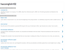 Tablet Screenshot of haccenglish102.blogspot.com