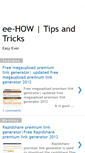 Mobile Screenshot of ee-how.blogspot.com