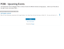 Tablet Screenshot of pcbbactivities.blogspot.com