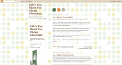 Desktop Screenshot of cheapchocolate.blogspot.com