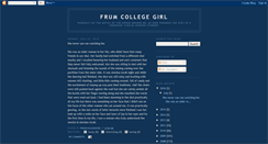 Desktop Screenshot of frumcollegegirl.blogspot.com