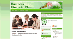 Desktop Screenshot of businessfinancialplan.blogspot.com
