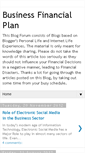 Mobile Screenshot of businessfinancialplan.blogspot.com