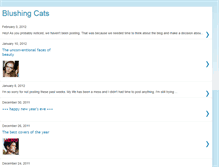 Tablet Screenshot of blushingcats.blogspot.com