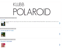 Tablet Screenshot of klubbpolaroid.blogspot.com