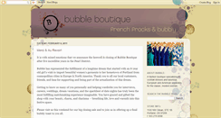 Desktop Screenshot of bubbleboutique.blogspot.com