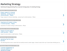 Tablet Screenshot of marketingstrategyhub.blogspot.com