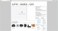 Desktop Screenshot of lifes-goes-on.blogspot.com