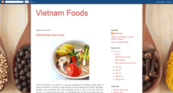 Desktop Screenshot of foods-vietnam.blogspot.com