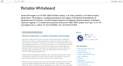 Desktop Screenshot of portable-whiteboard.blogspot.com