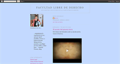 Desktop Screenshot of faclibrederecho.blogspot.com